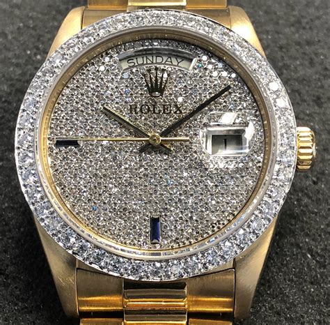 pave diamond rolex|rolex diamond dial.